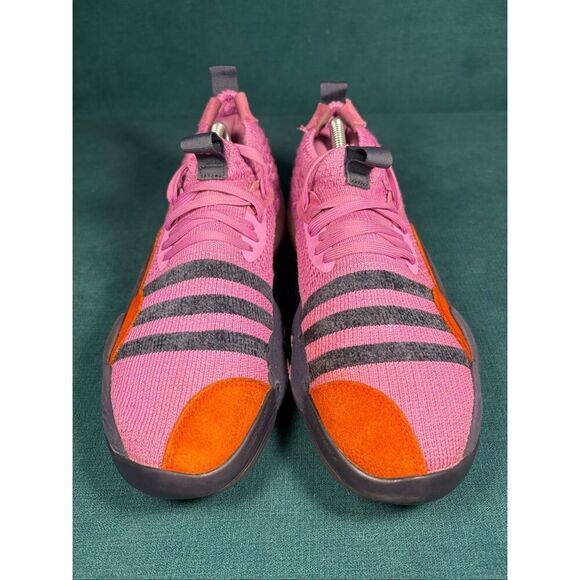 adidas Crazy BYW X 2.0 Boost Men’s Size 9.5 Pink Orange Basketball Sneakers Rare main image 7